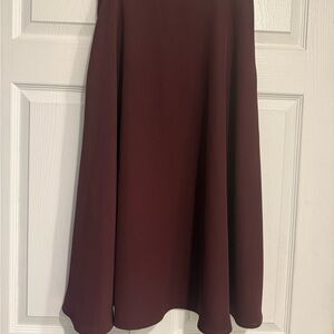 Uniqlo Burgundy Midi Women's Skirt